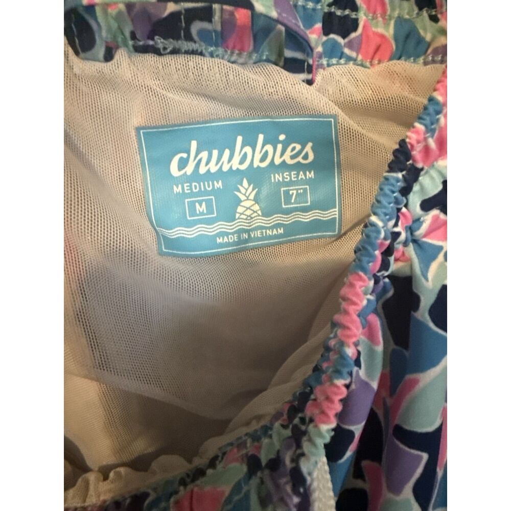 Chubbies Mens Geometric Print Swim Shorts Trunks Size Medium - Picture 4 of 4